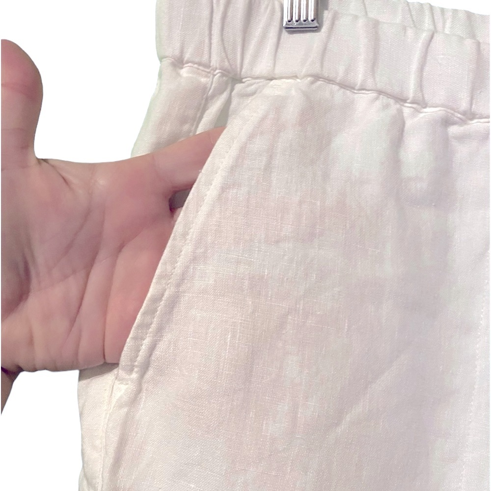 J. Jill White Elastic Waist Wide Leg & Cropped Pants NWT - Picture 8 of 12